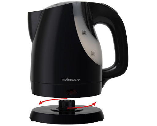 900ml Piccolo Mini Cordless Kettle - Black, 1300W